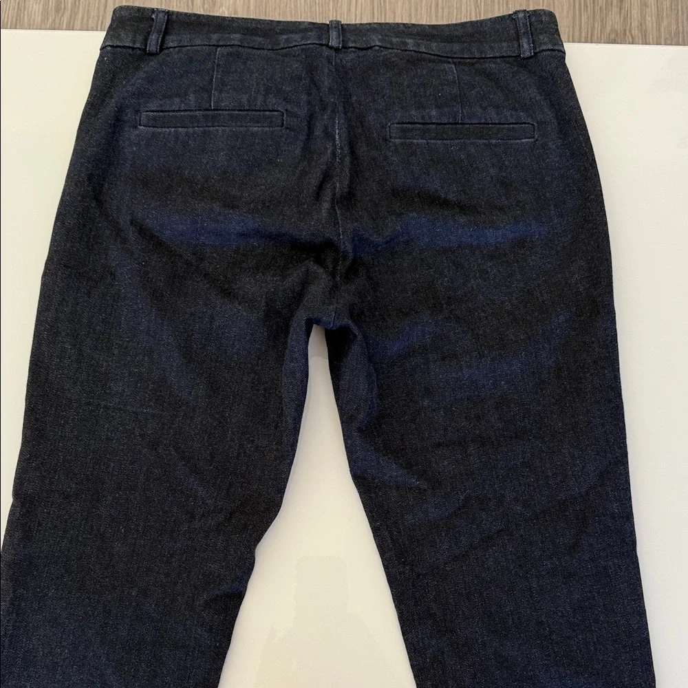 Banana Republic Jeans Size 4 Petite Womens Sloan Fit Straight Dark Wash Blue